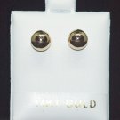 14KY Gold 6-7mm Ball Polished Stud Earrings 14KY Gold 6-7mm Ball Polished Stud Earrings