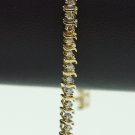Diamond S-Link Tennis Bracelet