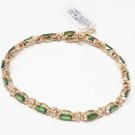 Chrome Diopside and Diamond Bracelet Chrome Diopside and Diamond Bracelet