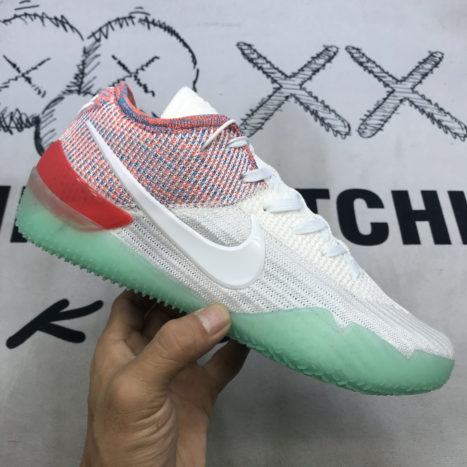 nike kobe ad nxt 360 white multicolor