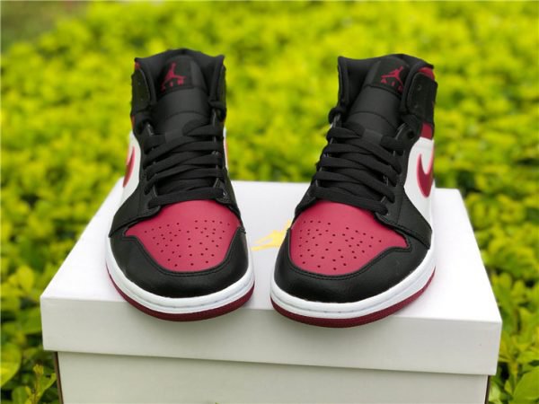 jordan 1 mid noble red outfit