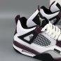 Jordan 4 &acirc;��PSG&acirc;�� WhiteNeutral Grey-Black-Bordeaux