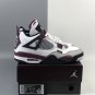 Jordan 4 &acirc;��PSG&acirc;�� WhiteNeutral Grey-Black-Bordeaux