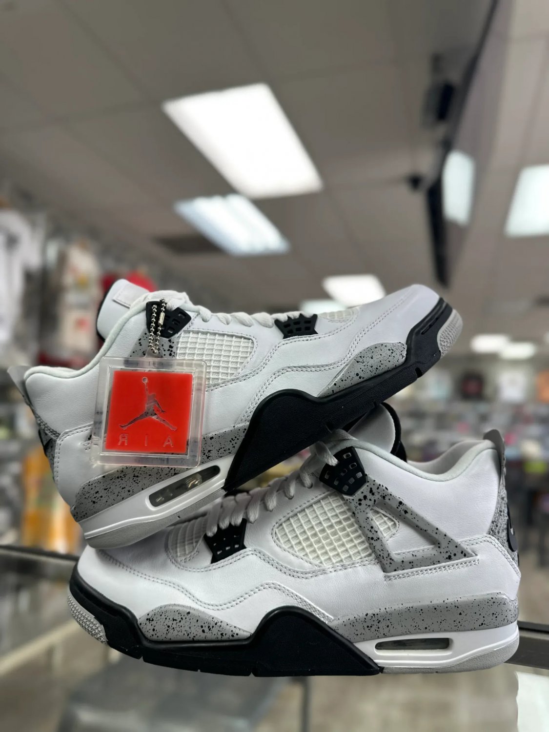 Jordan 4 &acirc;��White Cement&acirc;��