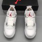 Jordan 4 &acirc;��White Oreo&acirc;�� WhiteTech Grey-Black-Fire Red
