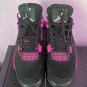 Jordan 4 Pink Neon Thunder In 2023  Shoes Retro Black Pink