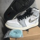 Jordan 1 CMFT Shoes White Silver Chrome Swoosh