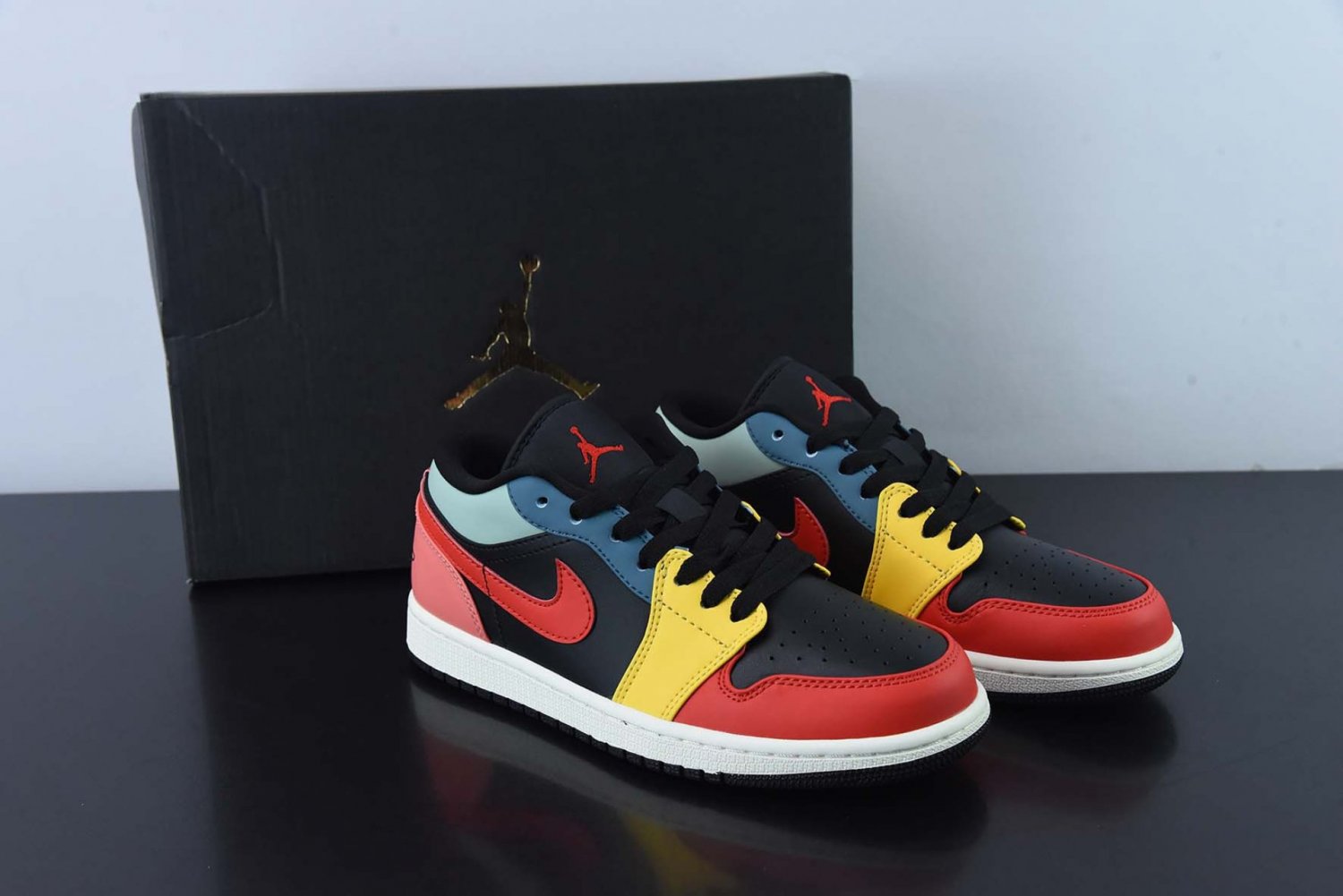 Jordan 1 Low SE Black Multi-Color