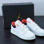 Jordan 1 Low White Red Black
