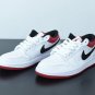 Jordan 1 Low White University Red Black