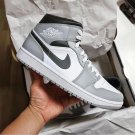 Jordan 1 Mid  Light Smoke Grey