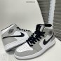 Jordan 1 Mid  Light Smoke Grey