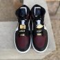 Jordan 1 Mid Beetroot Burgundy Fearless Gold Pendants
