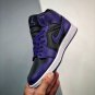 Jordan 1 Mid Purple Black