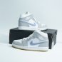 Jordan 1 Mid Wolf Grey White