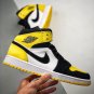 Jordan 1 Mid Yellow Toe Black