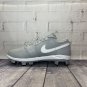 Jordan 1 Retro Grey White Baseball Softball Cleats Shoes CJ8524-003