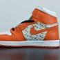 Jordan 1 Retro High Supreme Orange Stars