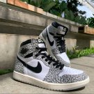 Jordan 1 Retro High White Cement With Black