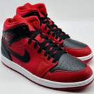 Jordan 1 Retro Mid Reverse Bred Gym Red 554724-660