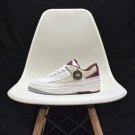 Jordan 2 Retro Low White Maroon