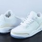 Jordan 3 Retro Pure White Sneakers 136064-111