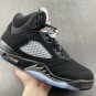 Jordan 5 Retro Black Metallic Sneakers 845035-003