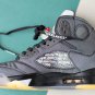 Jordan 5 Retro Off-White Black MUSLIN-FIRE Red