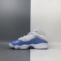 Jordan 6 Rings UNC White Valor Blue Ice