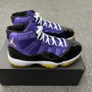 Jordan 11 Purple Yellow