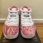 Jordan 11 Snakeskin Pink Low