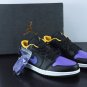 NIKE JORDAN 1 LOW DARK CONCORD AND YELLOW