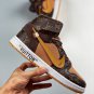 Off White X Air Jordan 1 Brown Custom