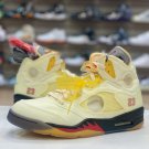 Off-White x Air Jordan 5 Retro “Sail”