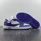 Off-White X Travis Scott X Air Jordan 1 Low WhitePurple