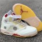 OW X Air Jordan 5 Sail