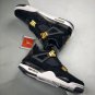 Jordan 4 Retro Royalty Black Metallic Gold