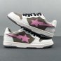 A Bathing Ape Bape Sta Low White Brown Pink