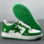 A Bathing Ape Bape Sta Low White Green_1