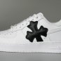 Force 1 Low Chrome Hearts White
