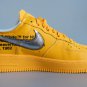 Force 1 Low OFF-WHITE University Gold Metallic Silver