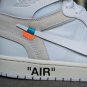 Men's Mens Wmns Jordan 1 Retro High Off-White White Sneakers_1
