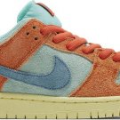 Mens Wmns Dunk Low SB Orange Emerald Rise DV5429 800