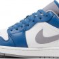 Mens Wmns Jordan 1 Low True Blue Cement 553558 412