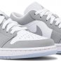 Mens Wmns Jordan 1 Low 'White Wolf Grey'