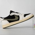 Mens Wmns Jordan 1 Retro Low OG SP Travis Scott Olive