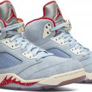 Trophy Room x Air Mens Wmns Jordan 5 Retro Ice Blue CI1899 400
