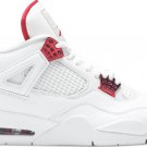 Mens Wmns Air Jordan 4 Retro Red Metallic CT8527 112