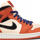 Mens Wmns Air Jordan 1 Retro Mid SE Team Orange 852542 800
