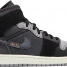 Mens Wmns Air Jordan 1 Mid SE Craft Inside Out - Black DM9652 001